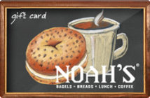 Noah's Bagels (No Pin - In Store Only) Gift cards